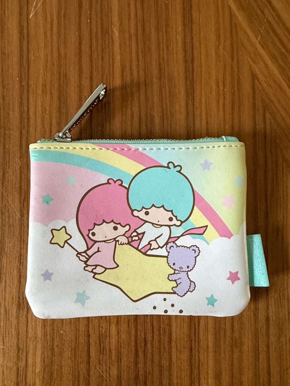 Loungefly Pastel Rainbow Little Twin Stars Coin Purse